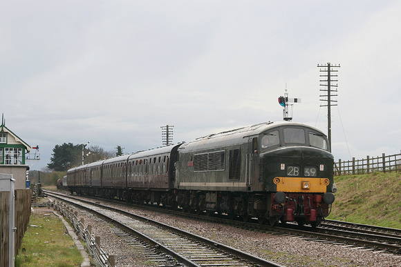 45125 (D123) Quorn and Woodhouse Station 11.04.2008