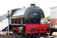 Peckett OQ 0-6-0T No2150 York NRM 09.06.2012