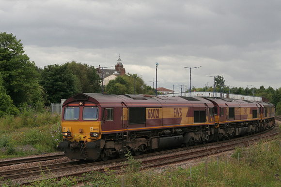 66021 66056 and 66035 Thornaby 28.07.2012