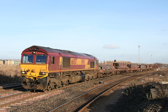 66057 Thornaby Station 27.01.2008
