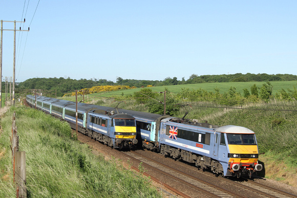 90009 and 90007 Belstead 14.06.2013