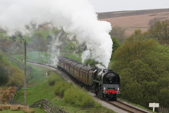 BR 8P 4-6-2 No71000 Sadler House 29.04.2011