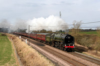 BR 7P 4-6-2 No70013 Ricknall  Grange 17.03.2012