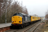 37607 and 37605 Battersby Station 06.02.2013  (2)