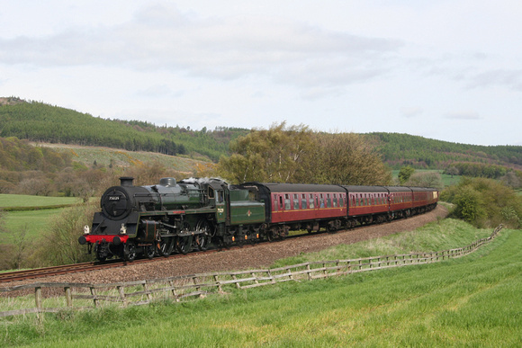 BR 4MT 4-6-0 No75029 Battersby 13.05.2012